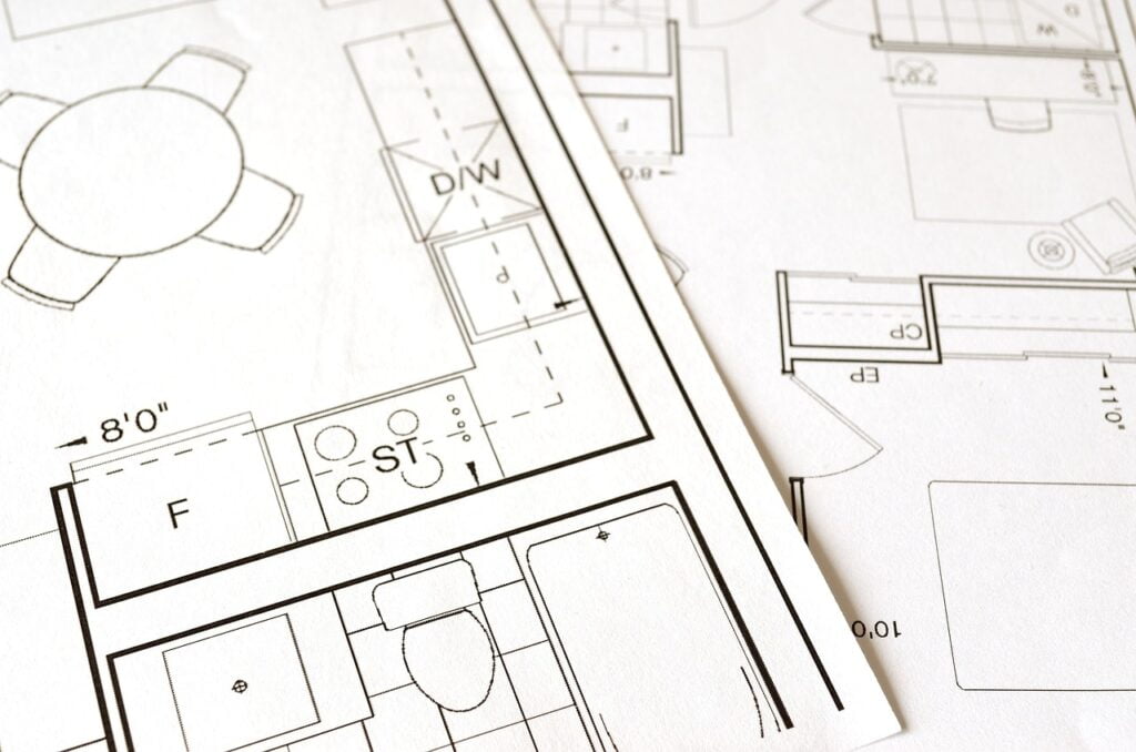 floor plan, blueprint, servicios
