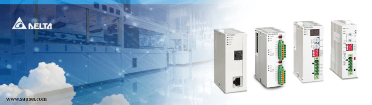 Banner de modulos DVP series de la marca delta electronics
