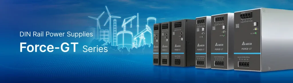 Banner Fuente de alimentación Force-GT de la marca Delta Electronics