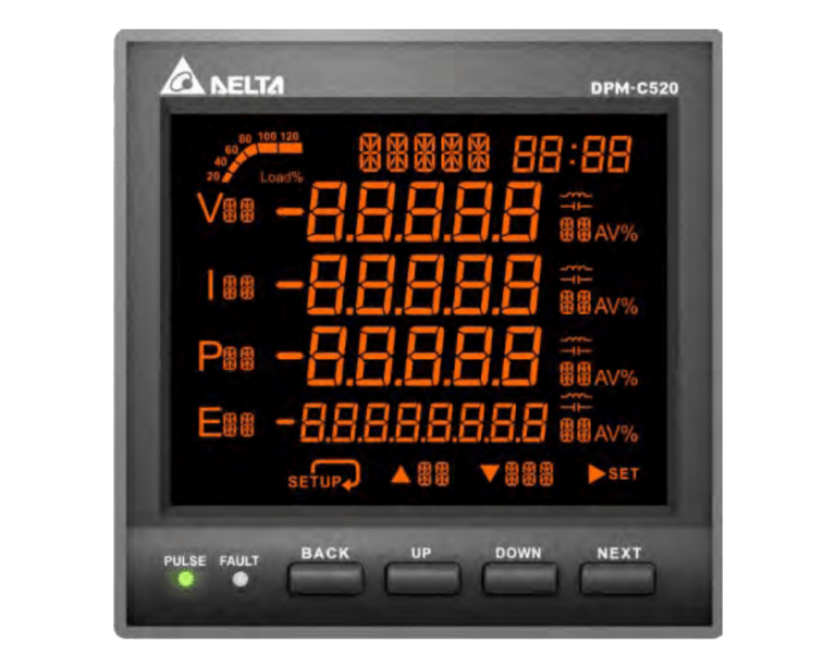 Vista frontal medidor DPM-C520