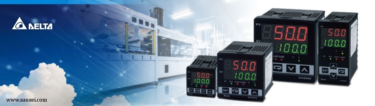 Banner Controladores de temperatura Delta Electronics